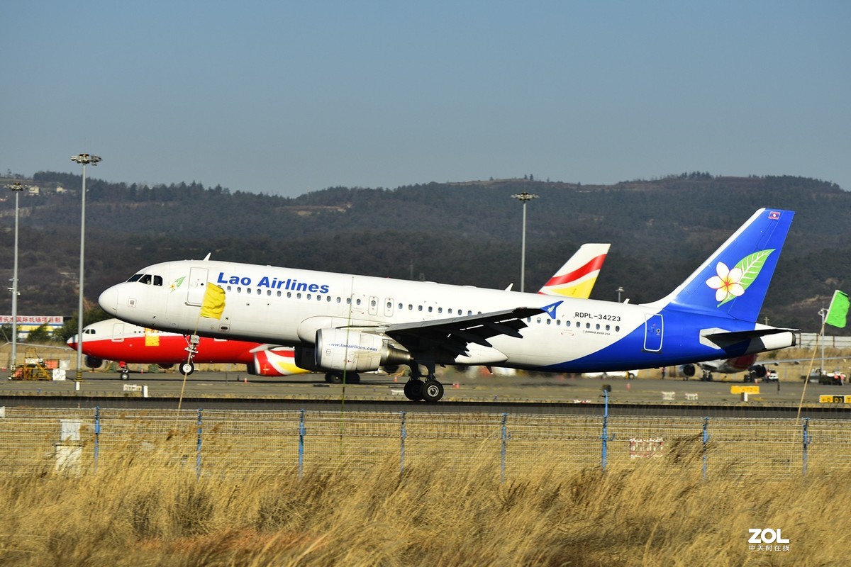 长水机场拍飞机