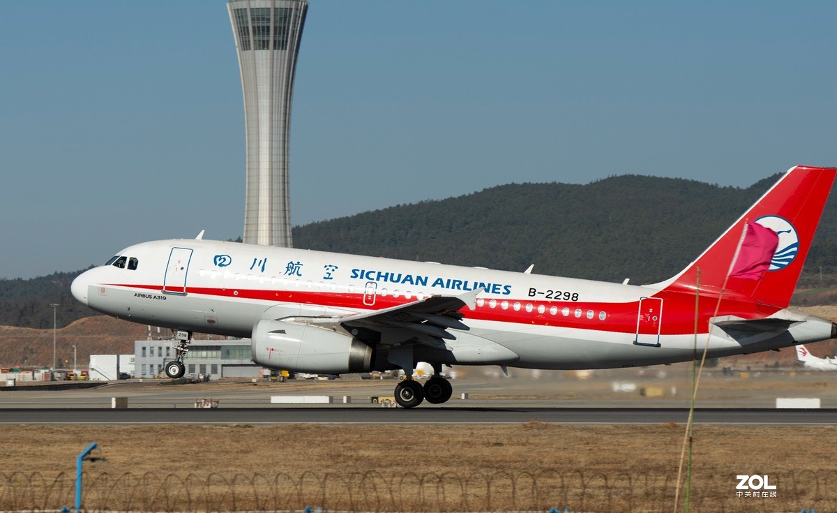 长水机场拍飞机