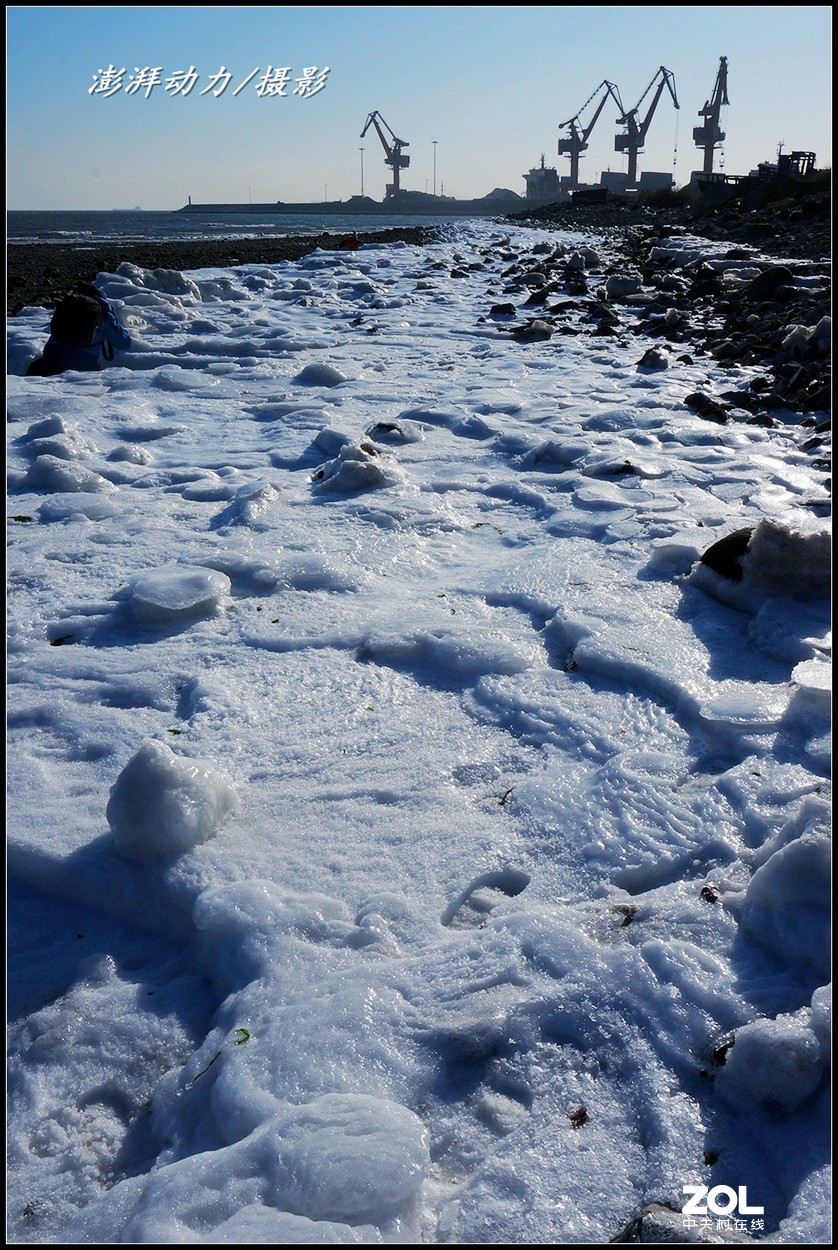 渤海湾的海冰（秦皇岛）四