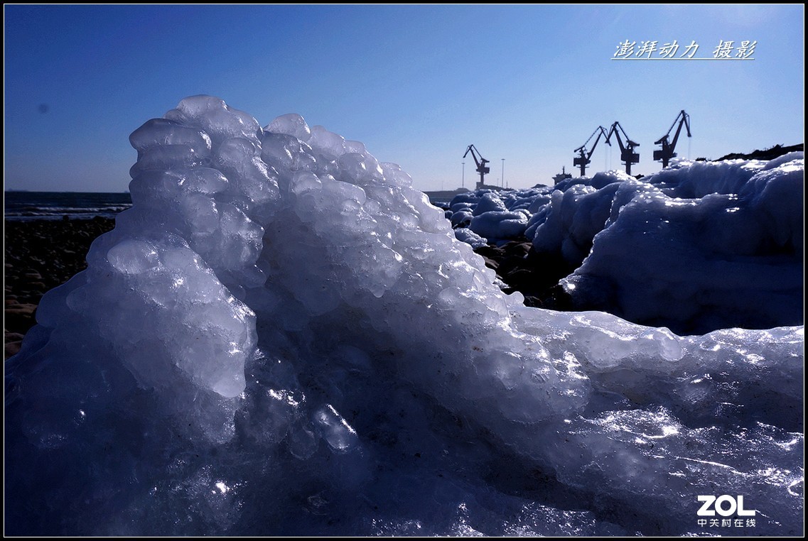 渤海湾的海冰（秦皇岛）四