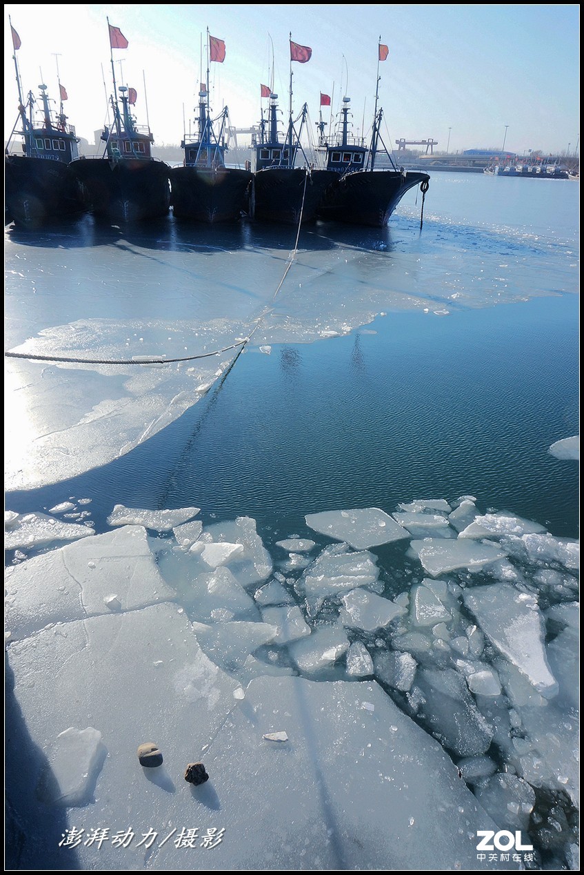 渤海湾的海冰（秦皇岛）四
