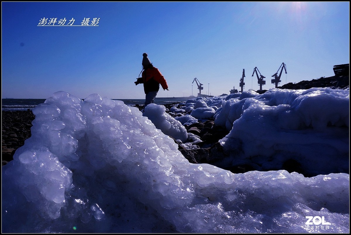 渤海湾的海冰（秦皇岛）四