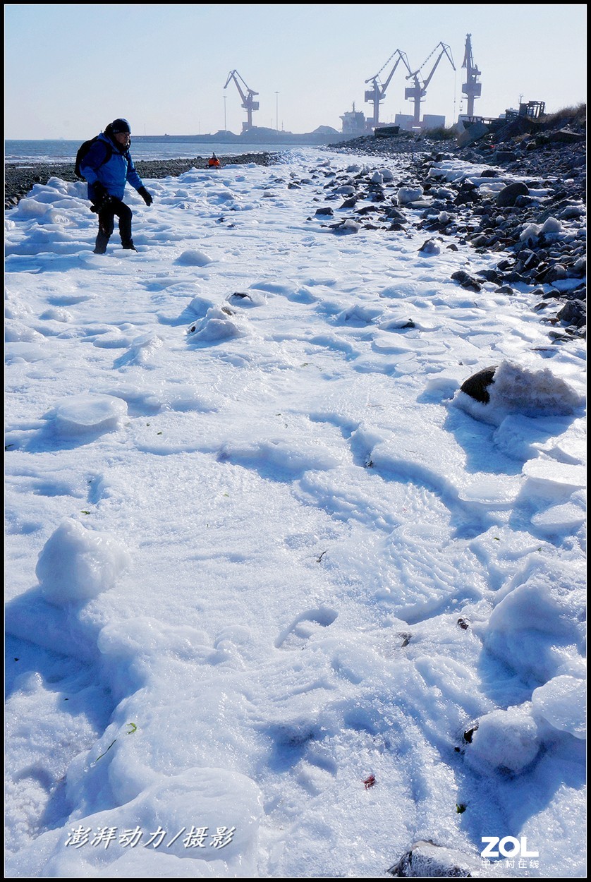 渤海湾的海冰（秦皇岛）四
