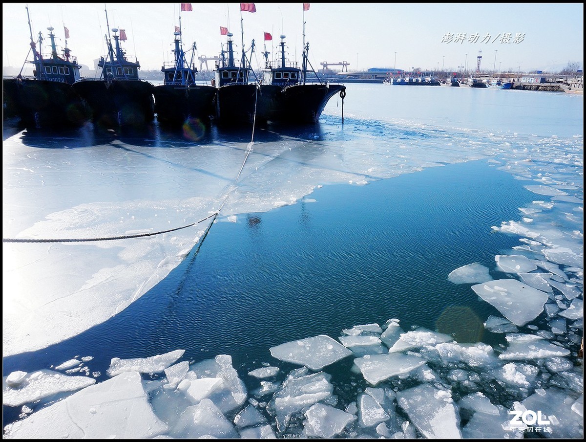 渤海湾的海冰（秦皇岛）四
