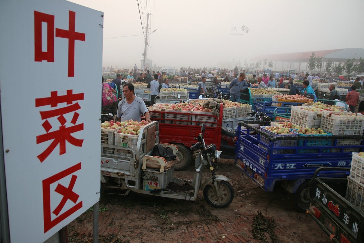 瓜菜交易市场纪实