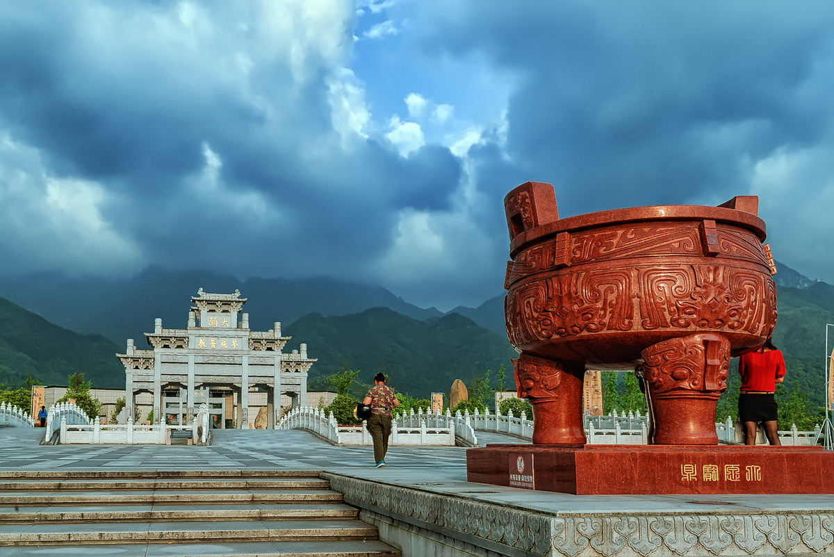 江南行  （25）  《皖九华山之大愿文化园》