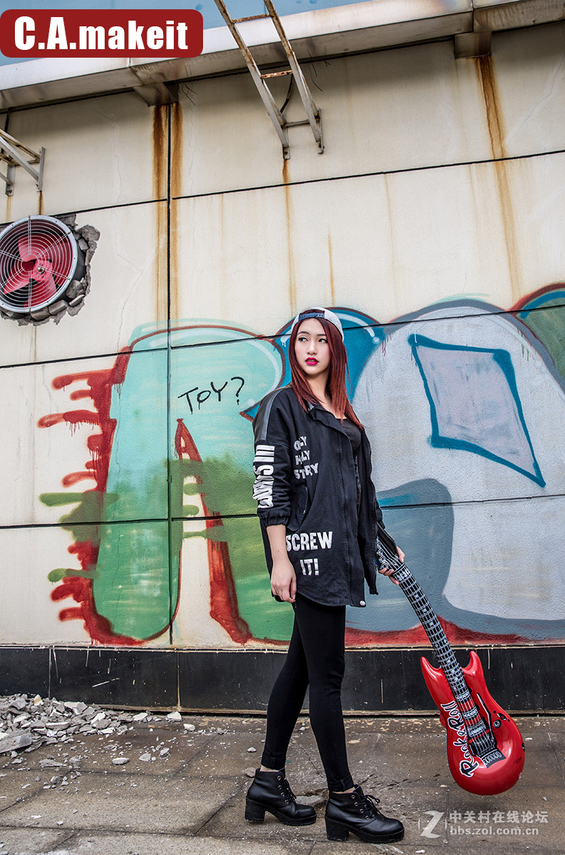 《嘻哈女孩的黑酷日记》----混合焦距嘻哈风人像