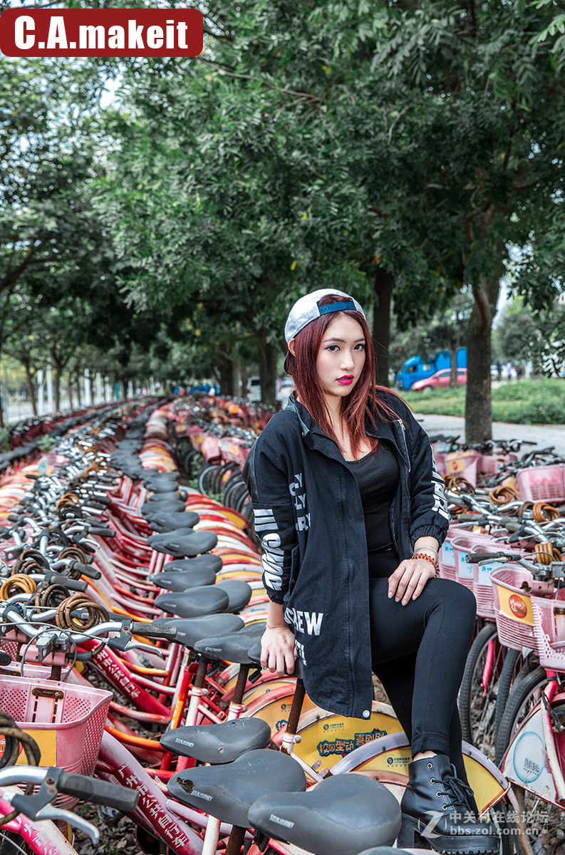 《嘻哈女孩的黑酷日记》----混合焦距嘻哈风人像