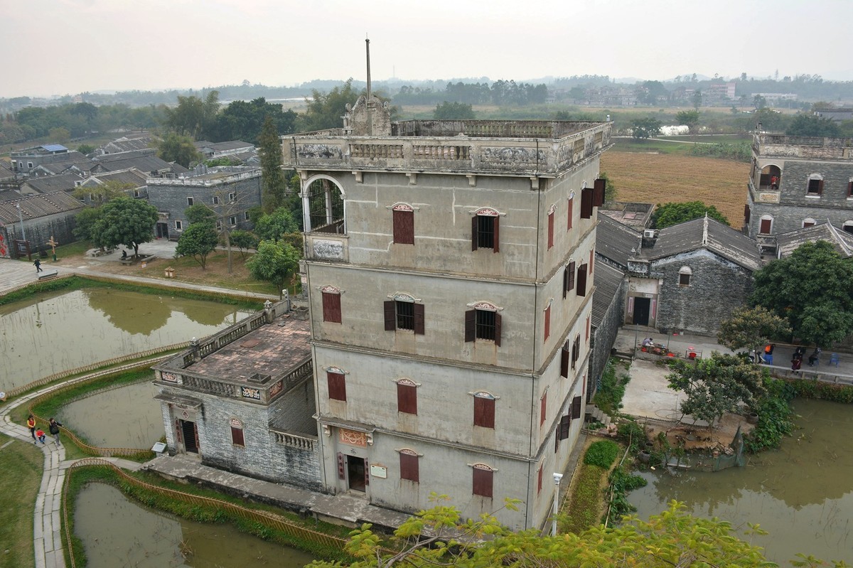 广东江门市自力村碉楼