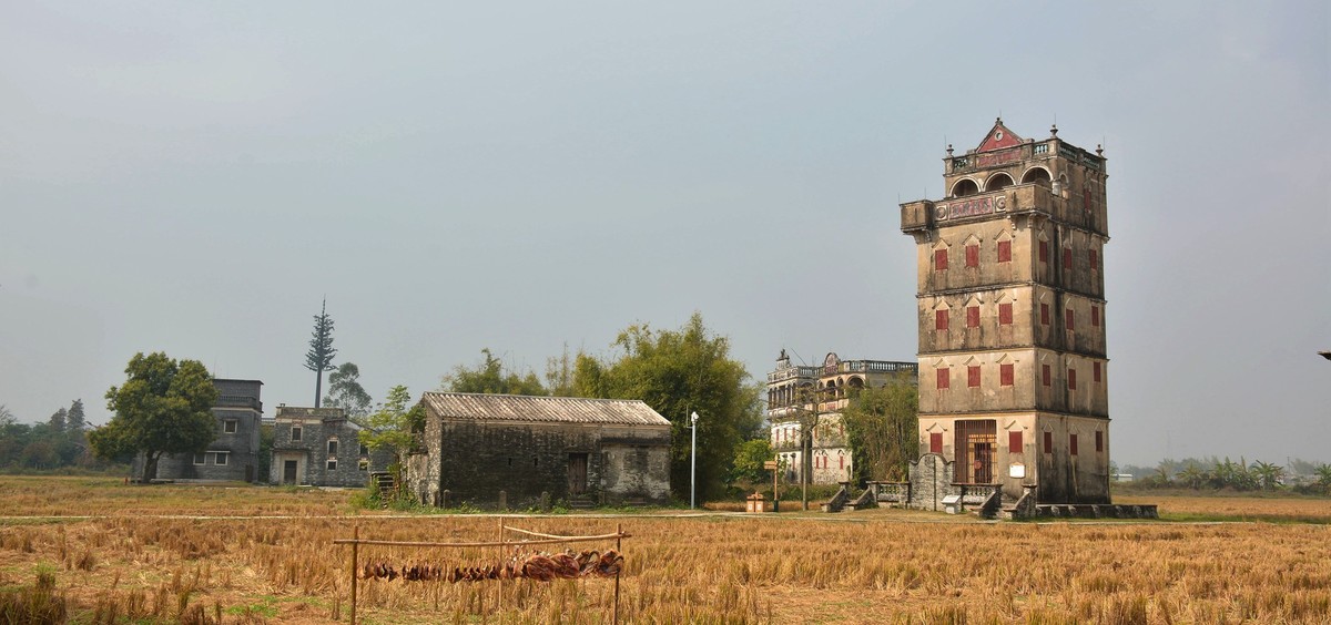 广东江门市自力村碉楼