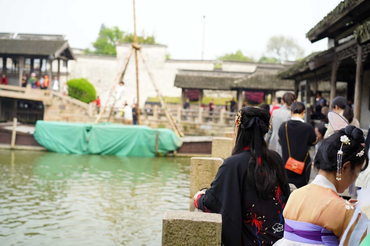 观高竹杆精彩表演