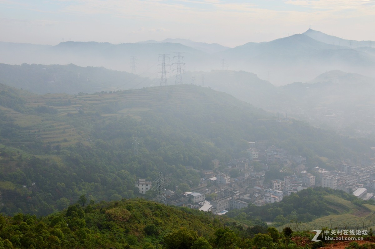 B107玉岛风光-山峦雾海- (2)