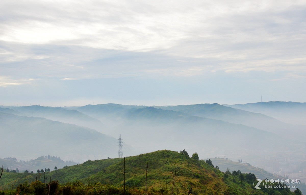 B107玉岛风光-山峦雾海- (2)