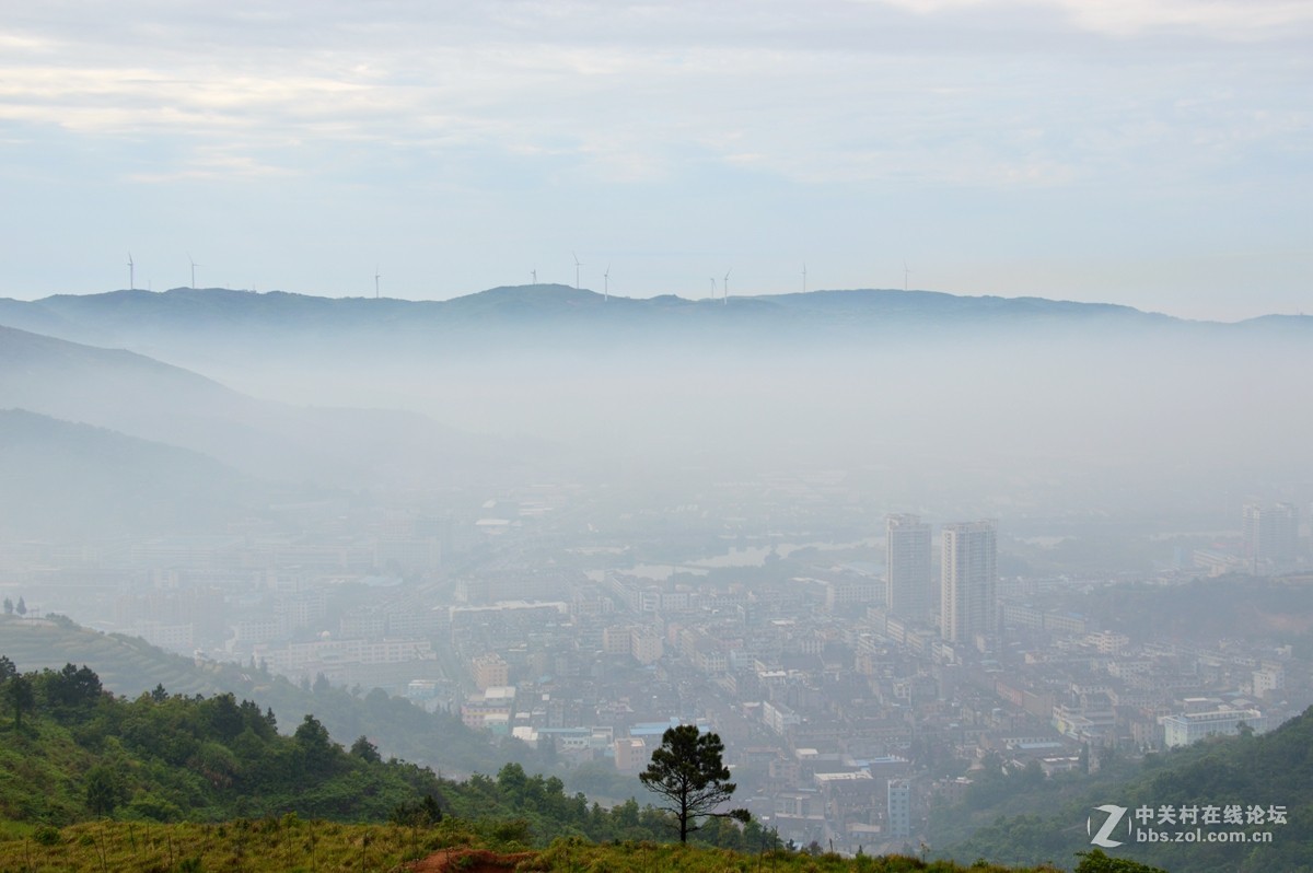 B107玉岛风光-山峦雾海- (2)