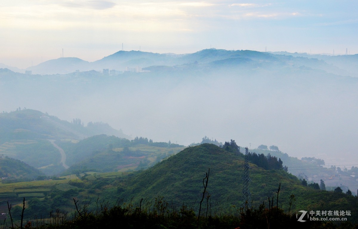B107玉岛风光-山峦雾海- (2)