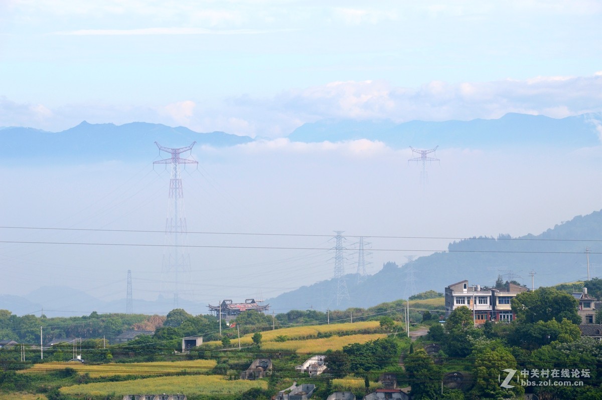 B107玉岛风光-山峦雾海- (2)