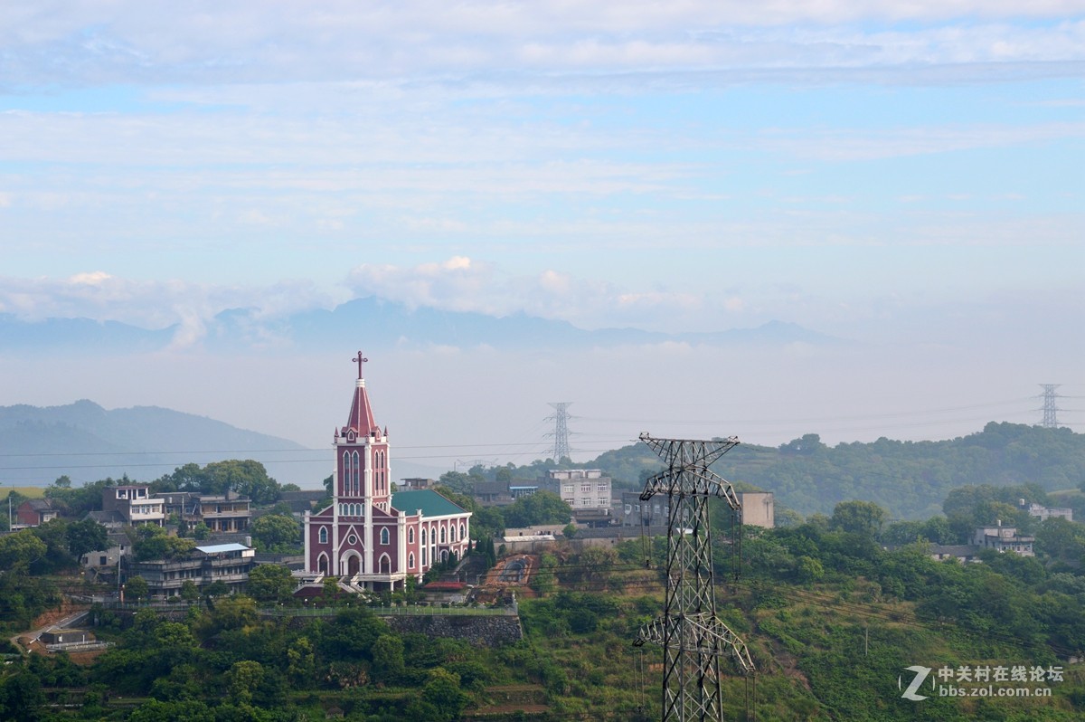 B107玉岛风光-山峦雾海- (2)