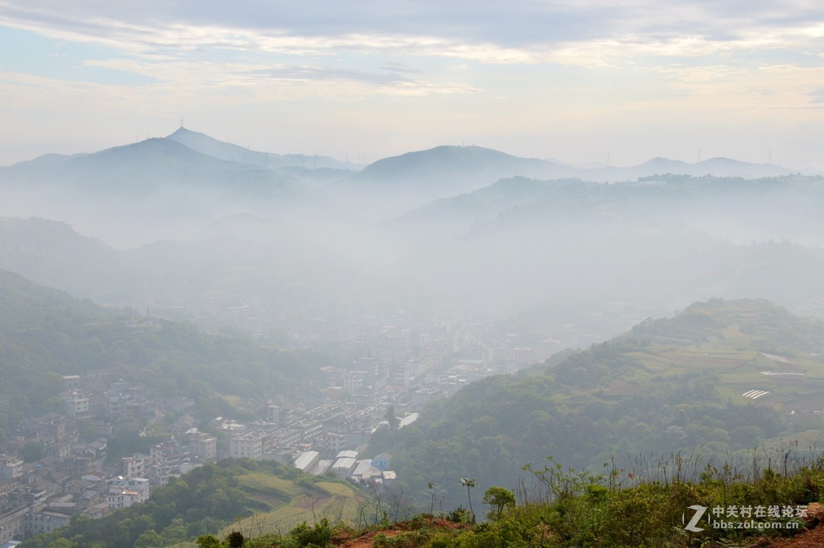 B107玉岛风光-山峦雾海- (2)