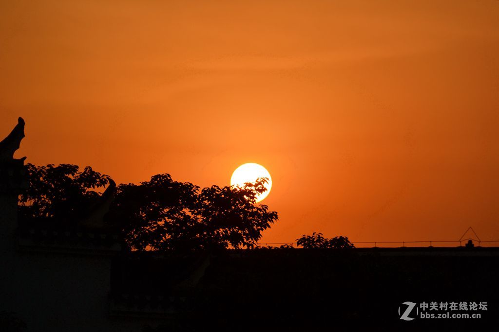 三河古镇之日落！