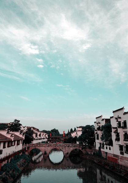 三河古镇之日落！