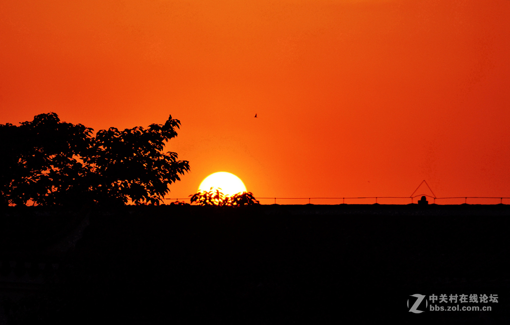 三河古镇之日落！
