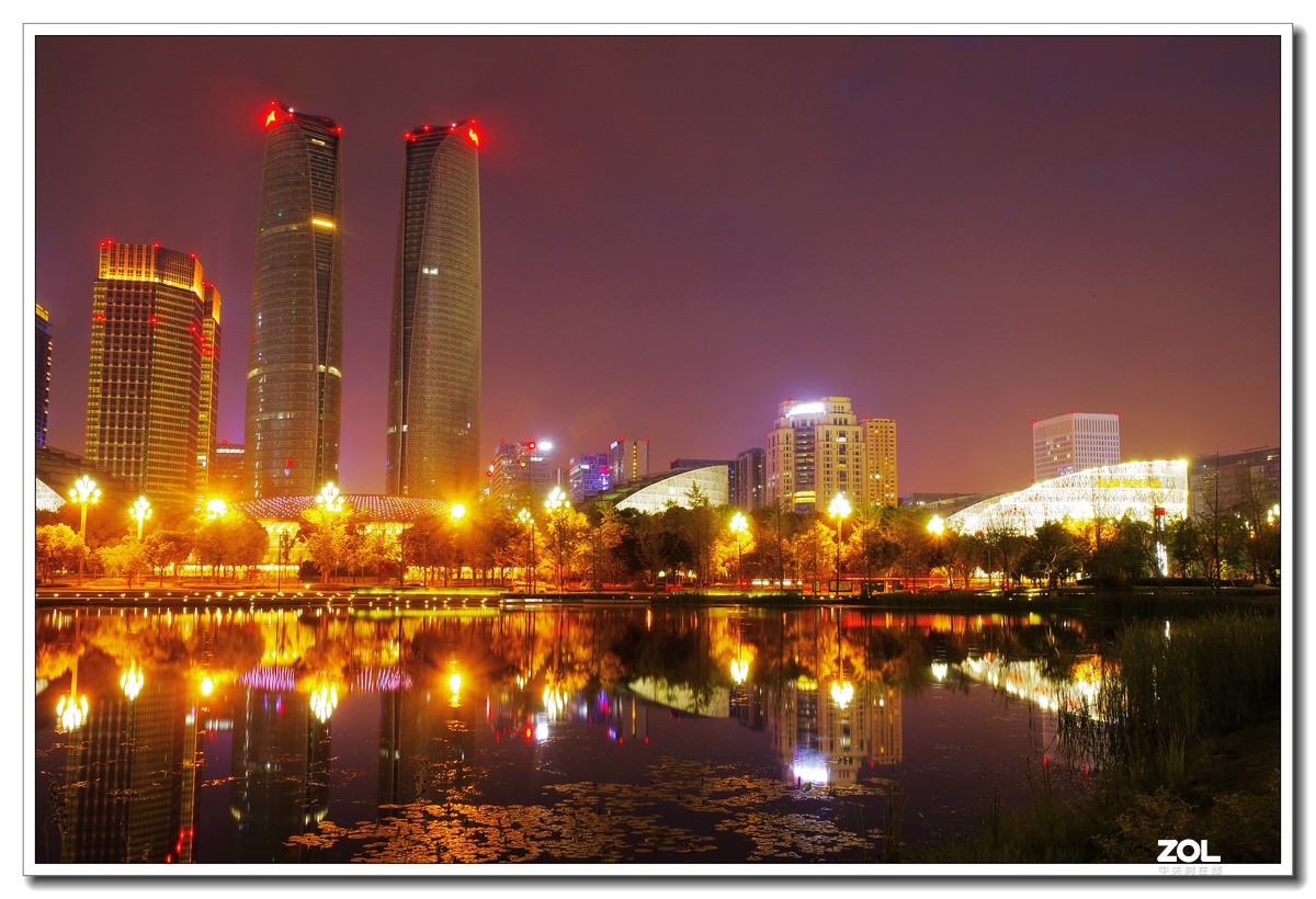 成都金融城夜景