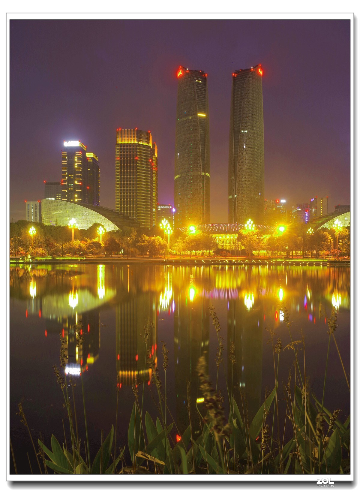 成都金融城夜景