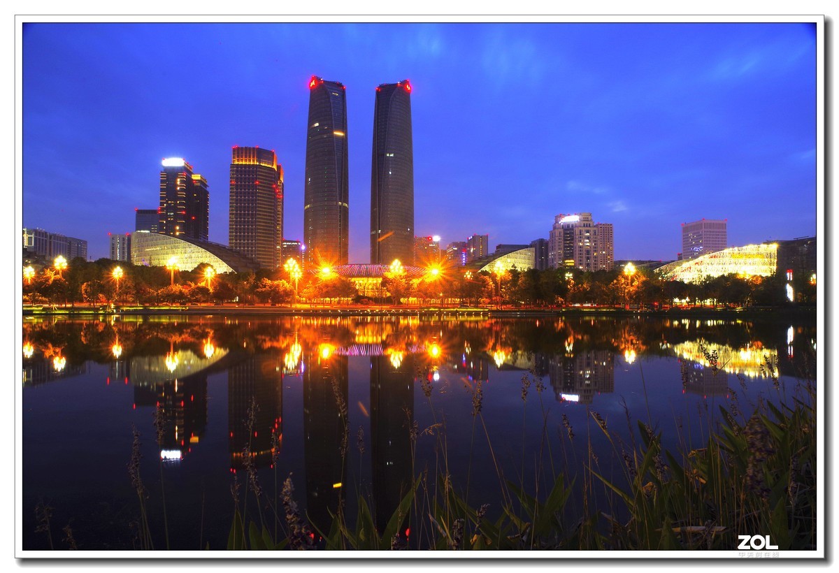 成都金融城夜景
