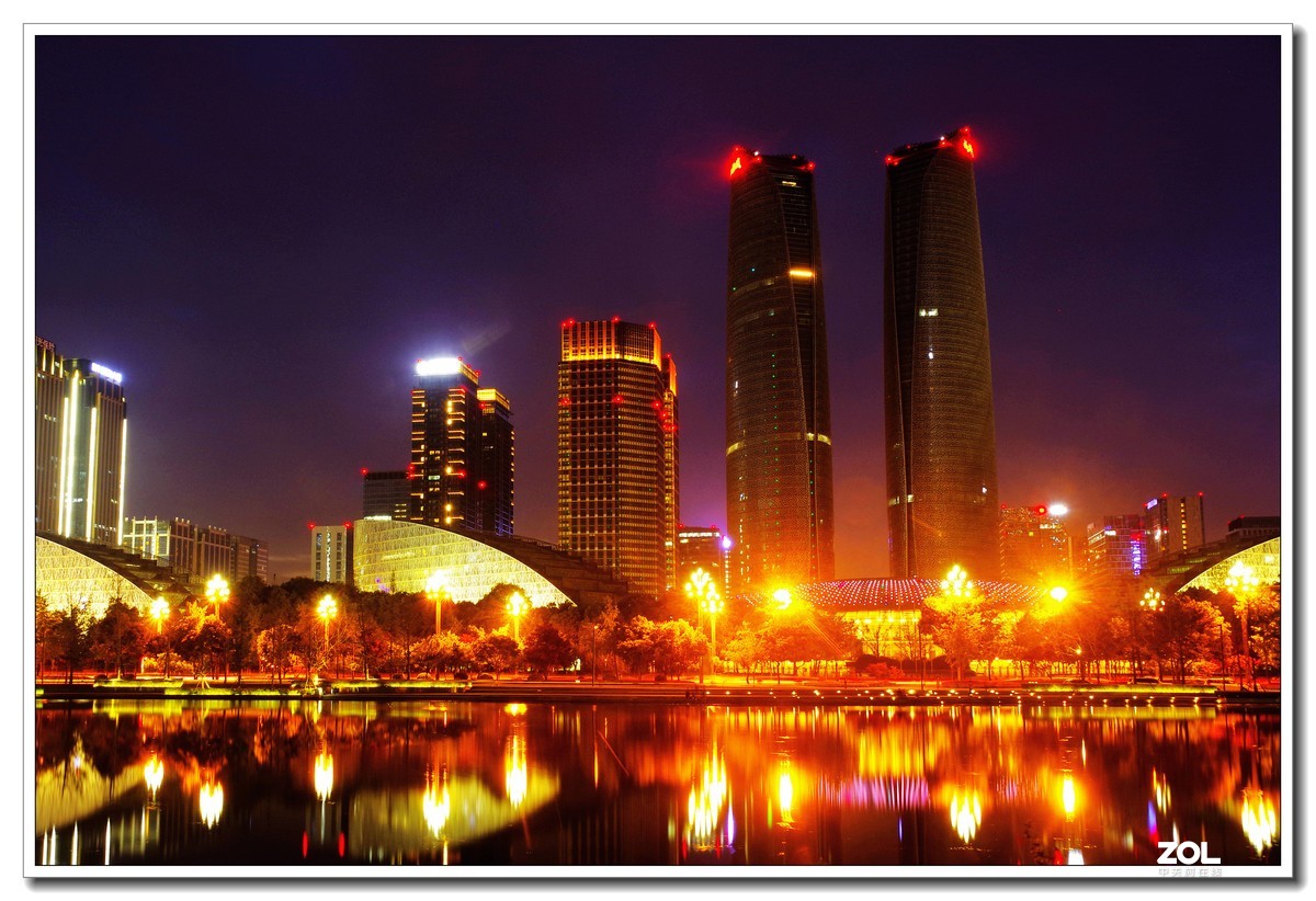 成都金融城夜景