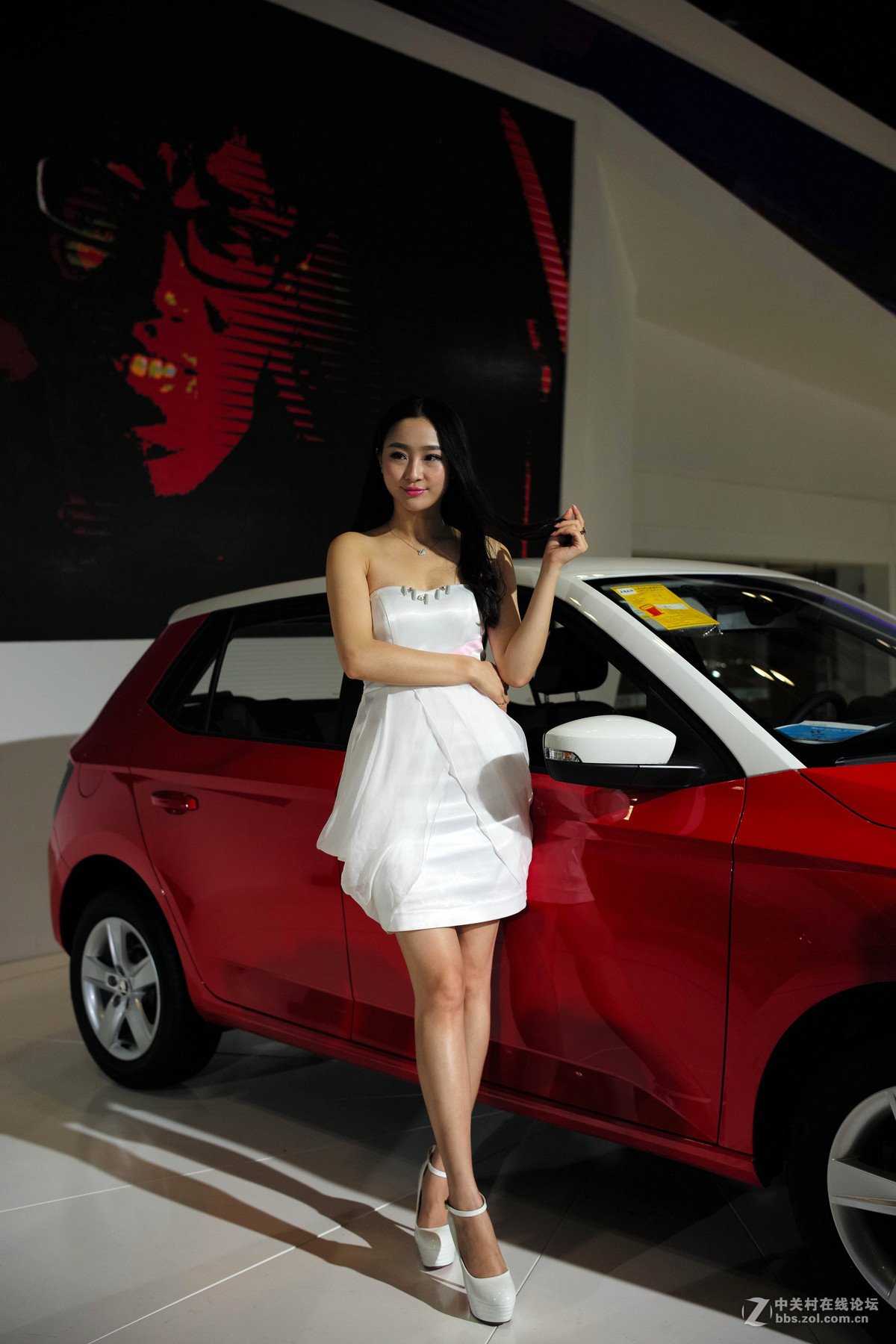 15年北京车展用徕卡M拍仅有的几位车模！（手动对焦不容易啊！）