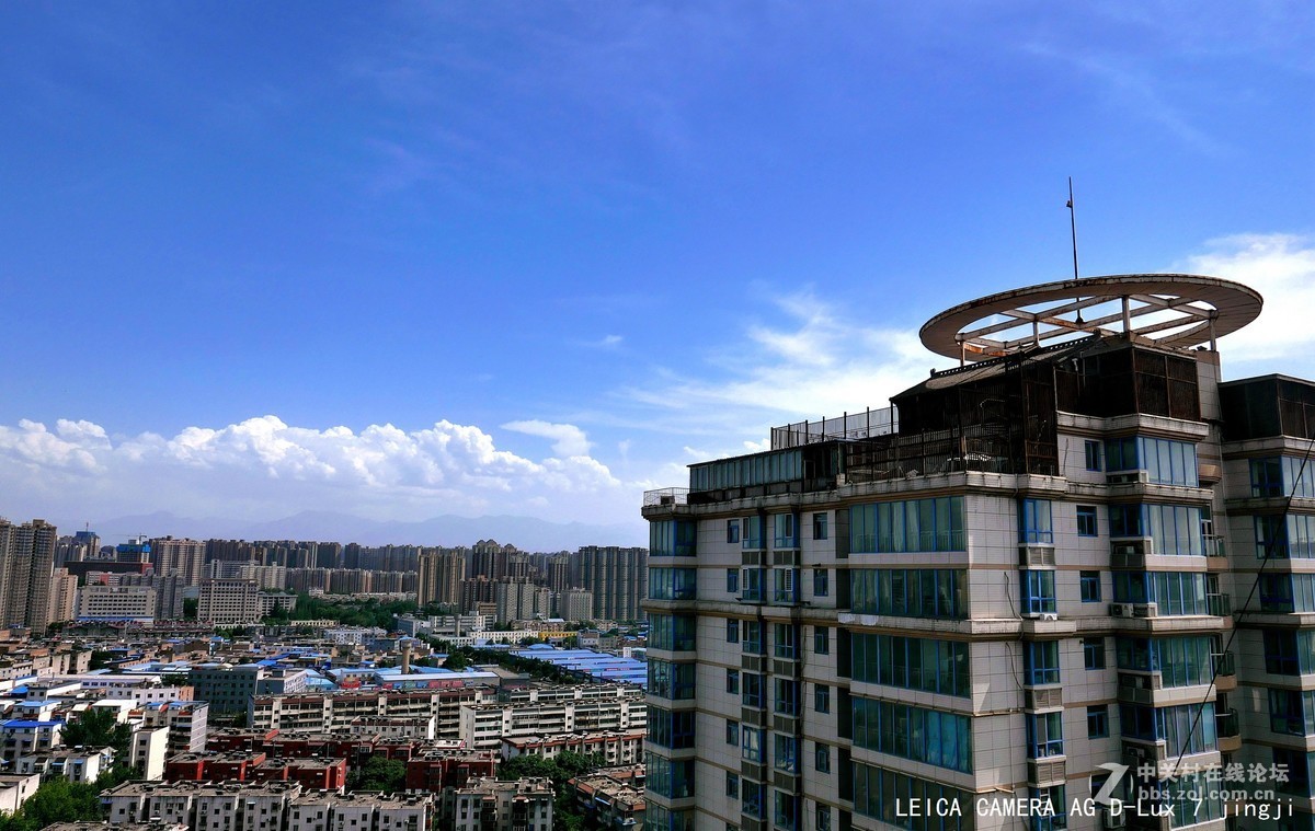 住的高，看得远，前后阳台顺手拍