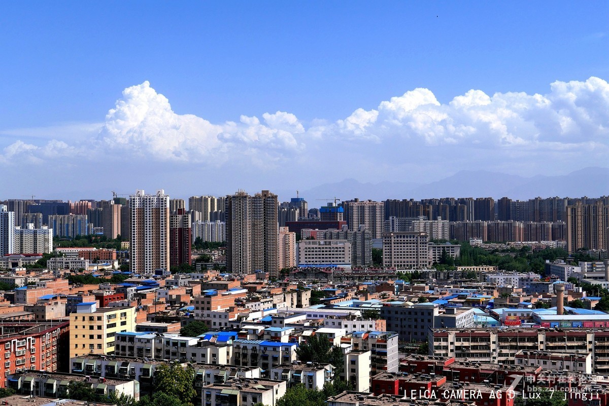 住的高，看得远，前后阳台顺手拍