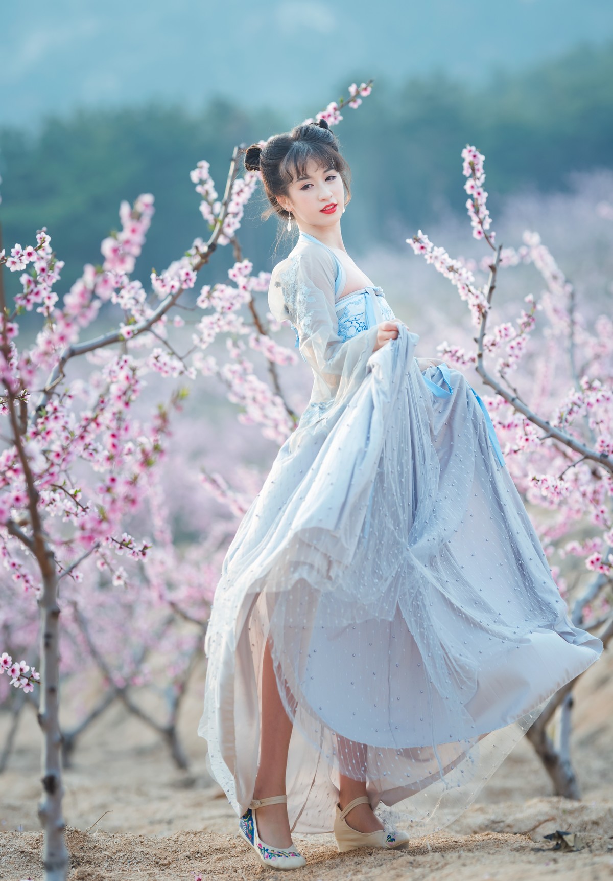 人面桃花相映红