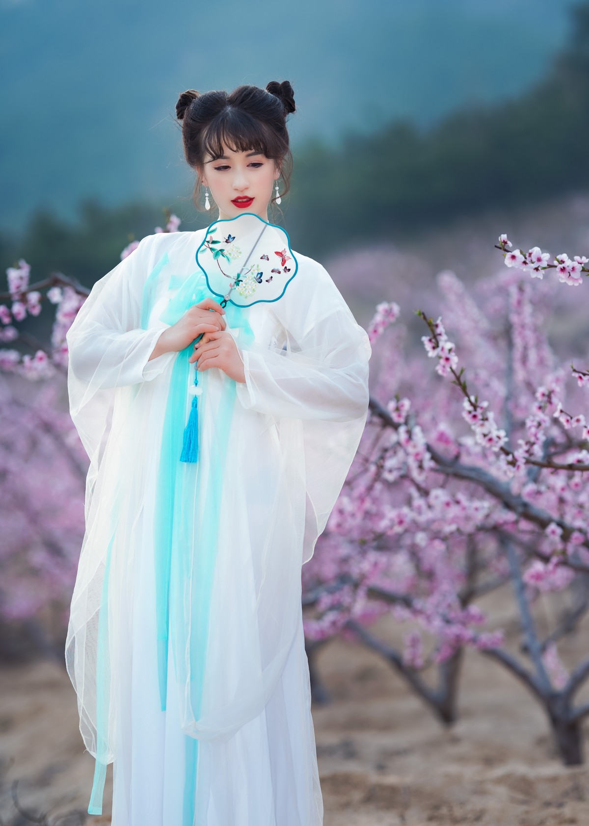 人面桃花相映红