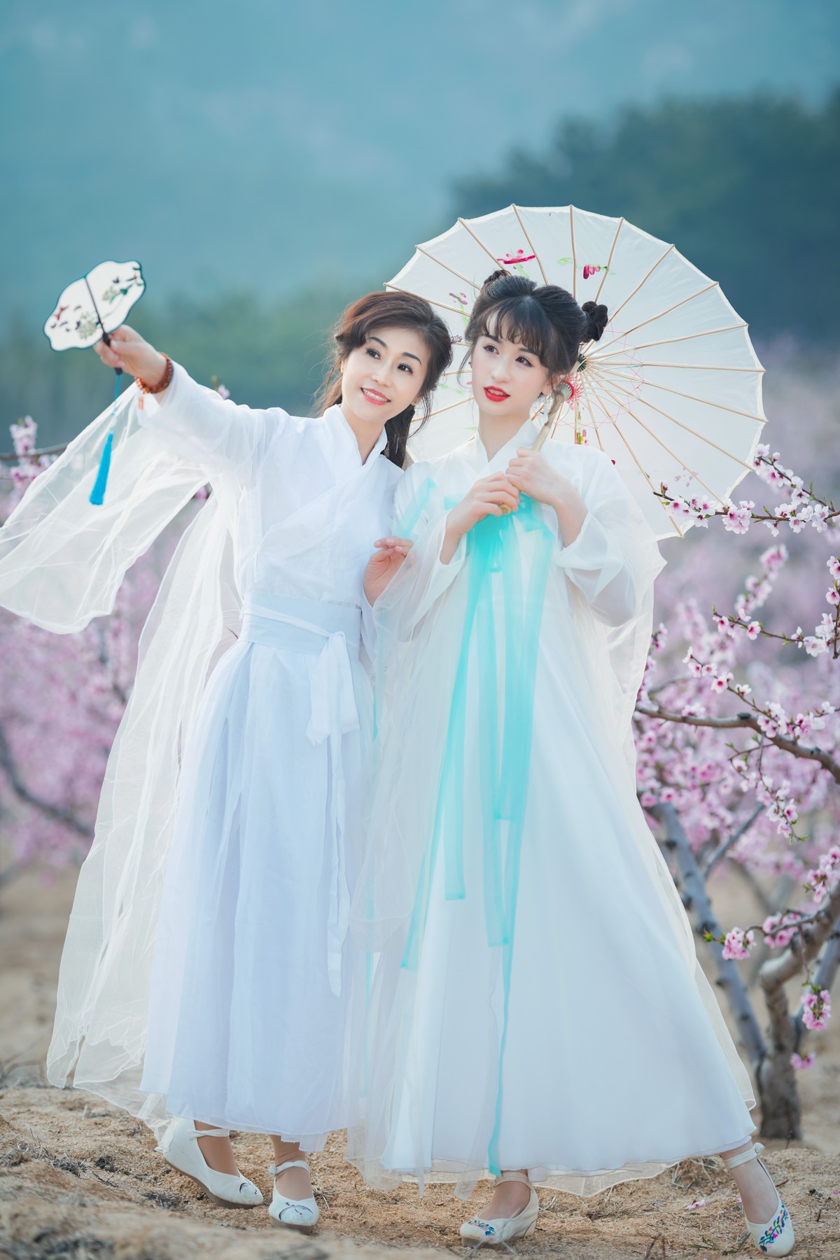 人面桃花相映红