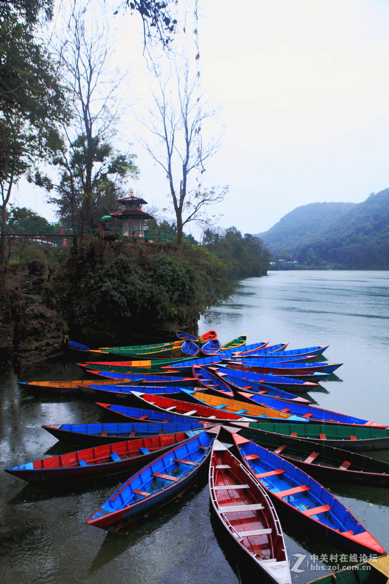4.25大地震前的尼泊尔旅游存照（四）：阴雨之日，泛湖费瓦胡