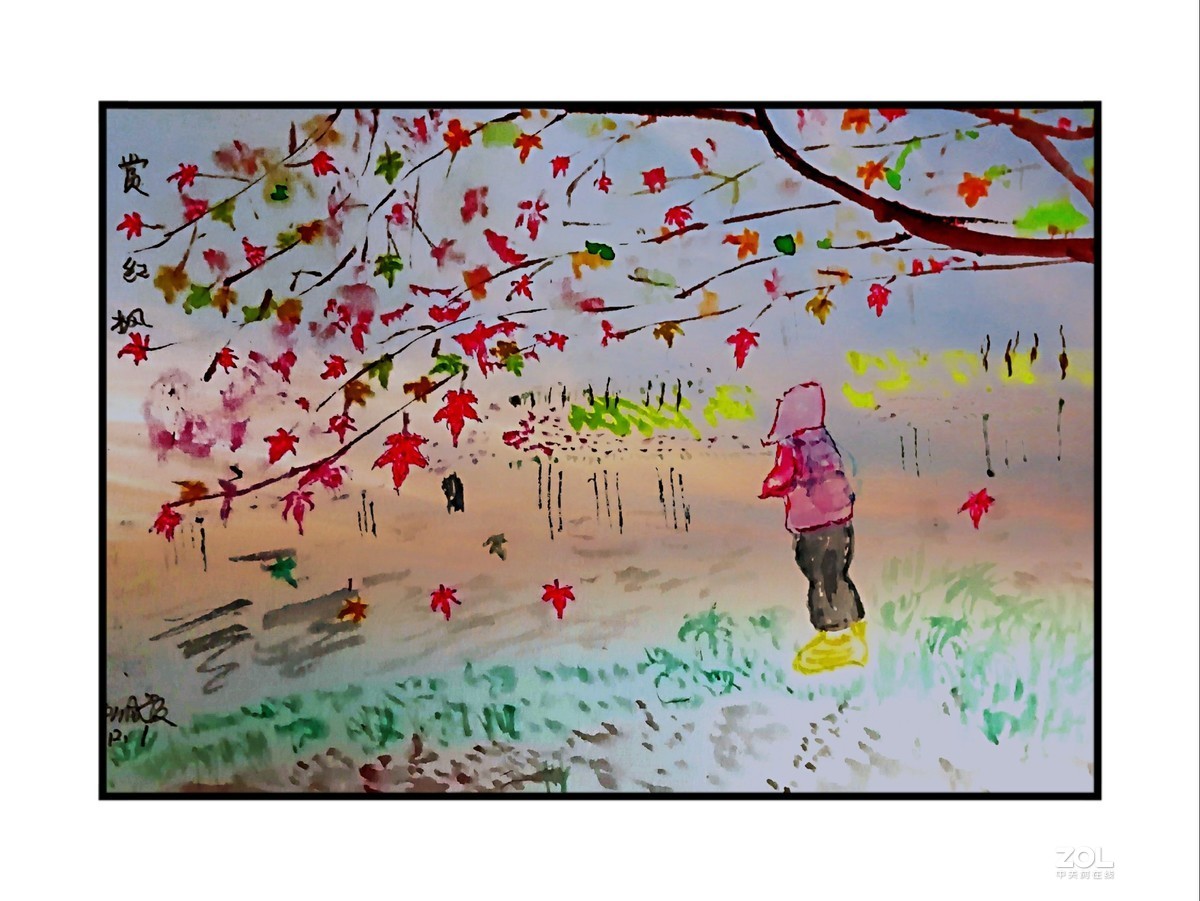 画画习作＜抗疫期间只能待家学学画画＞