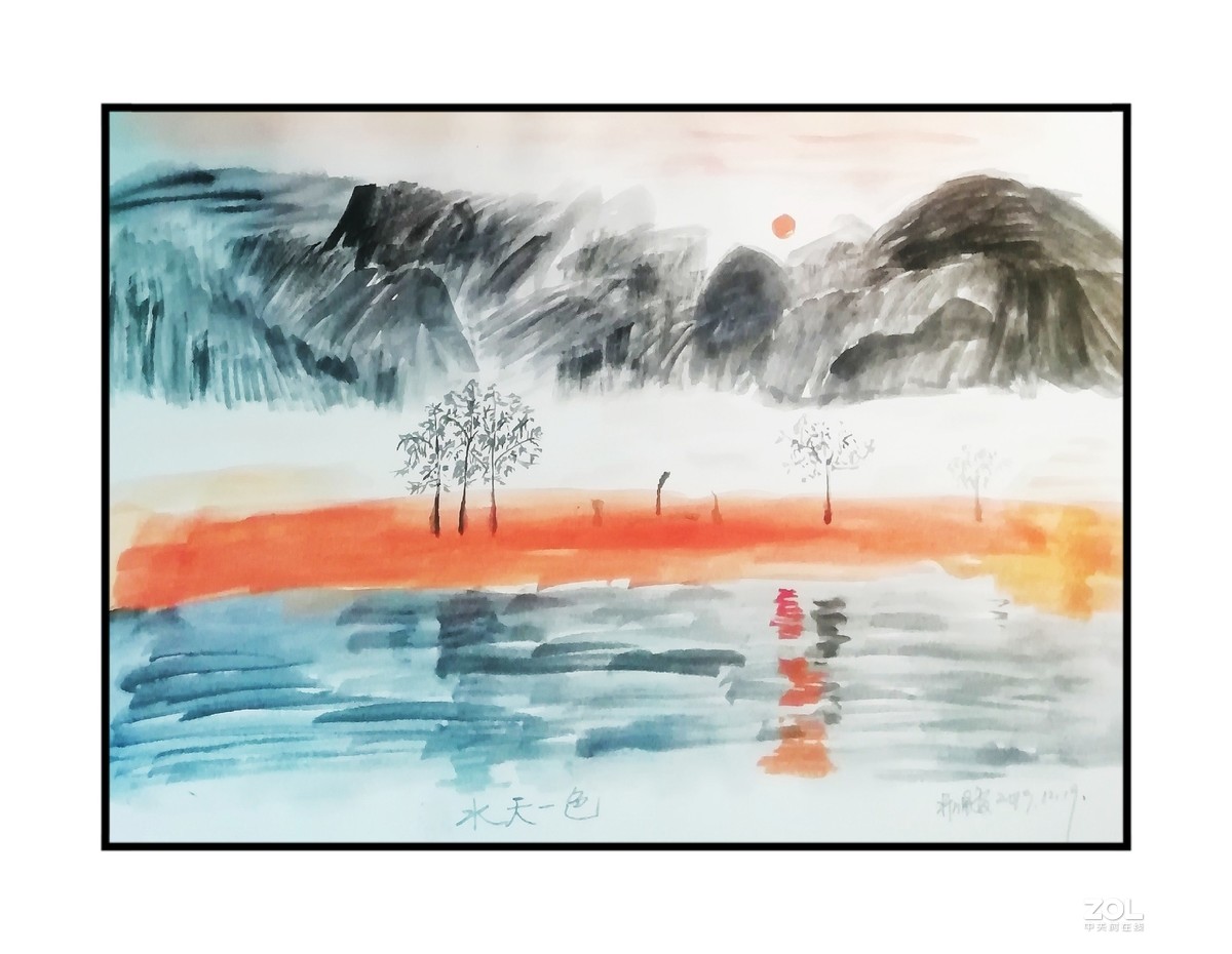 画画习作＜抗疫期间只能待家学学画画＞