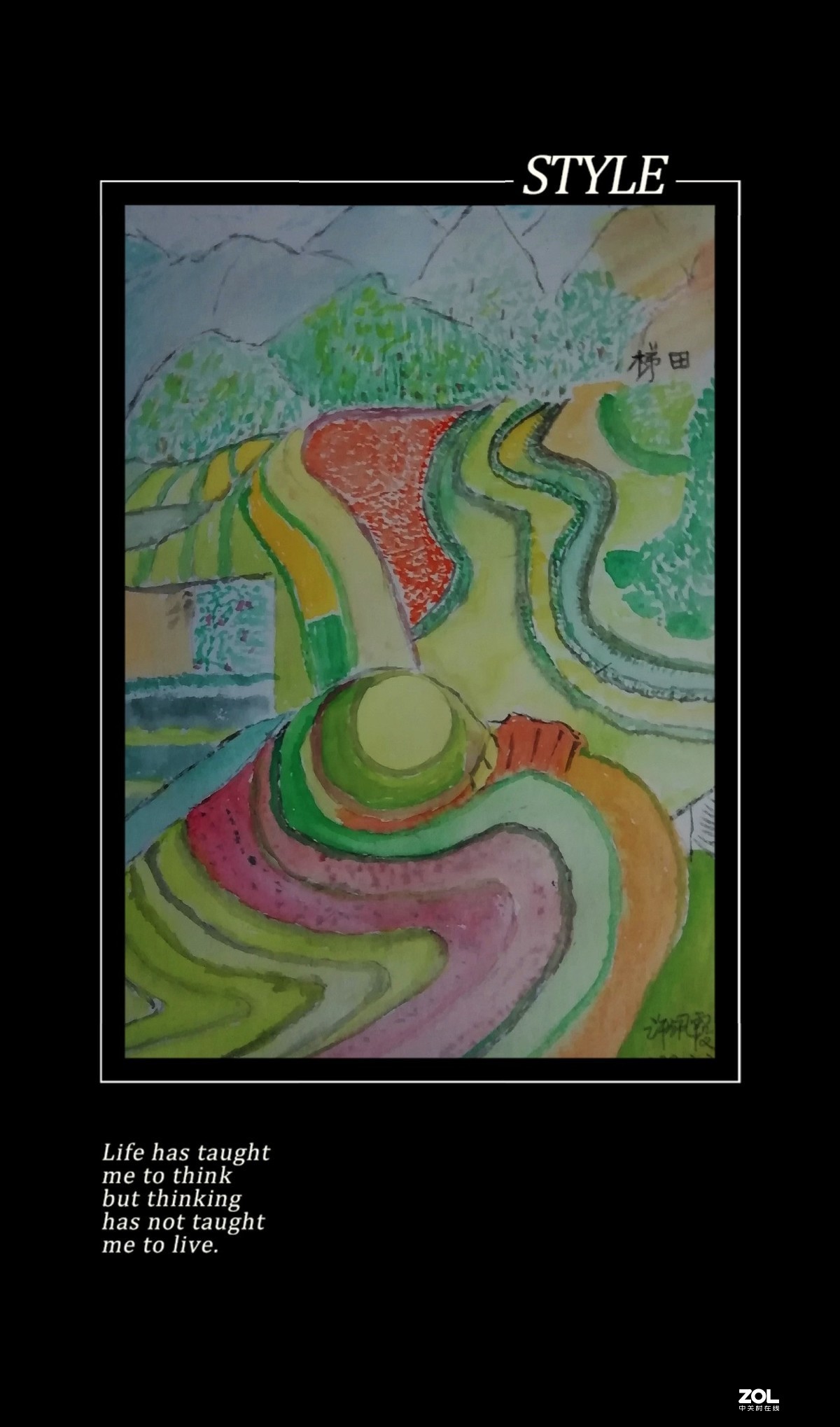 画画习作＜抗疫期间只能待家学学画画＞