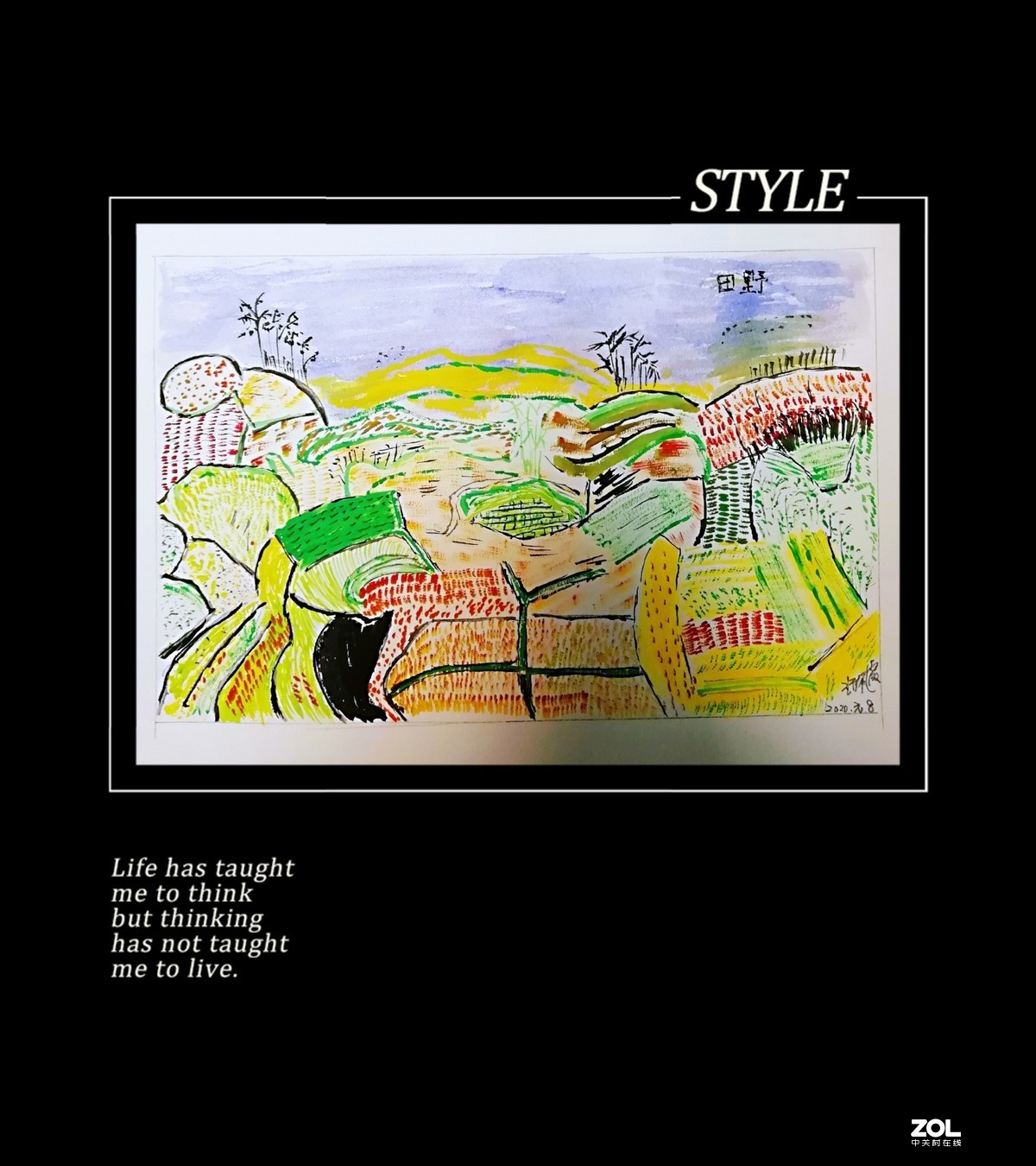 画画习作＜抗疫期间只能待家学学画画＞