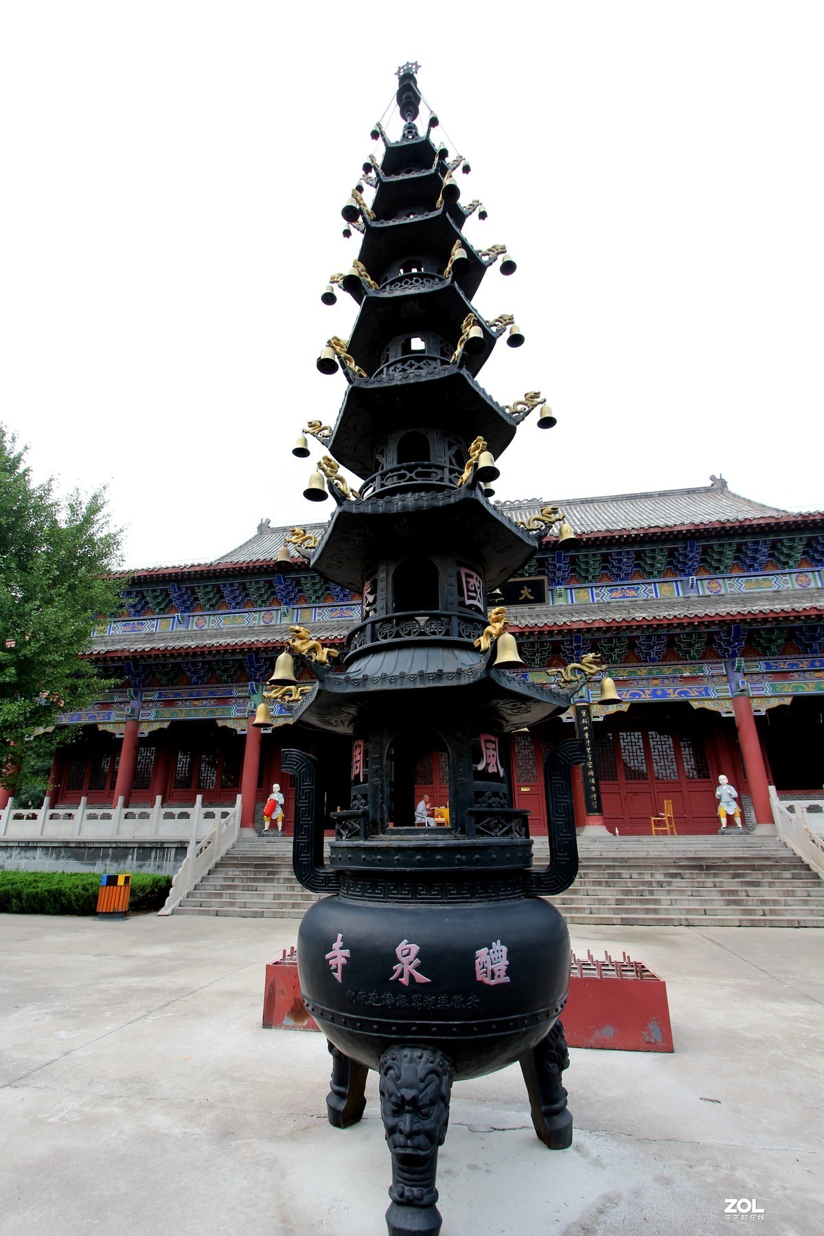 山东邹平醴泉寺夏季风光