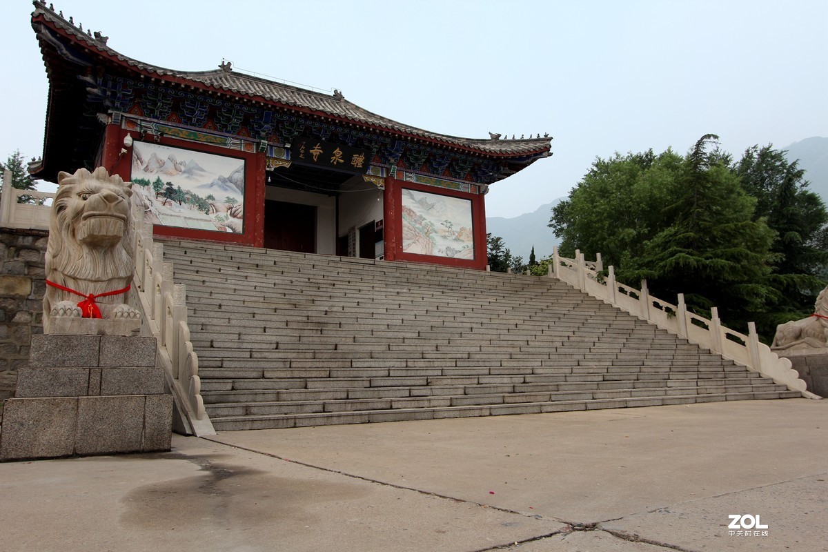 山东邹平醴泉寺夏季风光