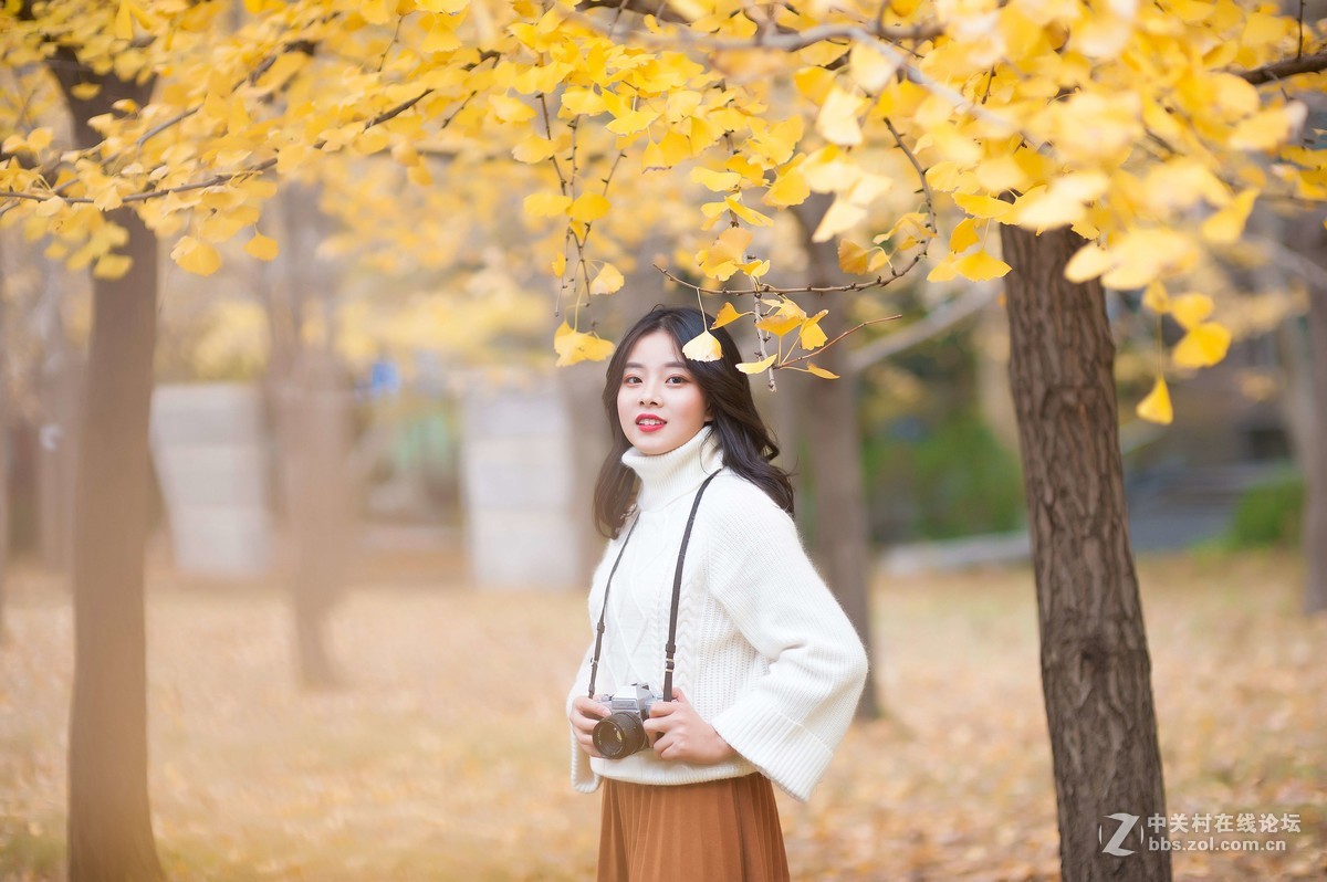 武汉华科银杏人像 尼康85 1.4D确实是人像王