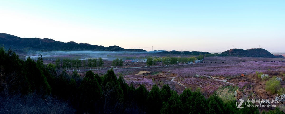 平谷“小景山”山看——桃花海