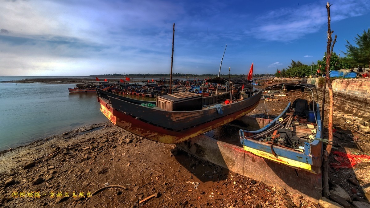 广西防城港东兴京族万尾岛风景