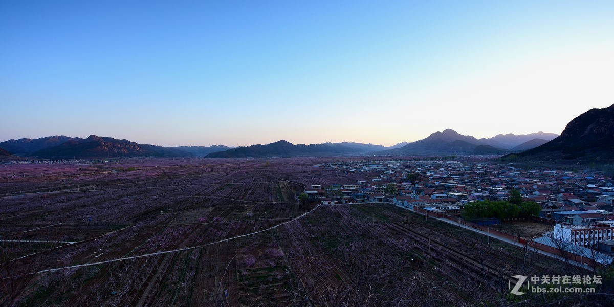 平谷“小景山”山看——桃花海
