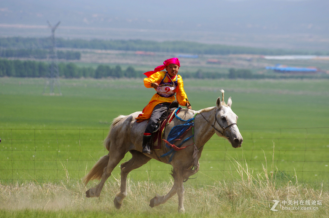记.西乌珠穆沁旗草原文化节-少年赛马