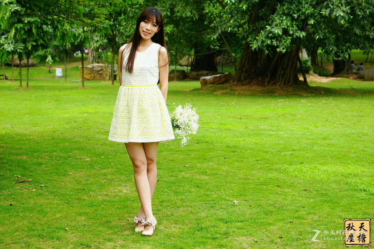 南湖名树园拍美女