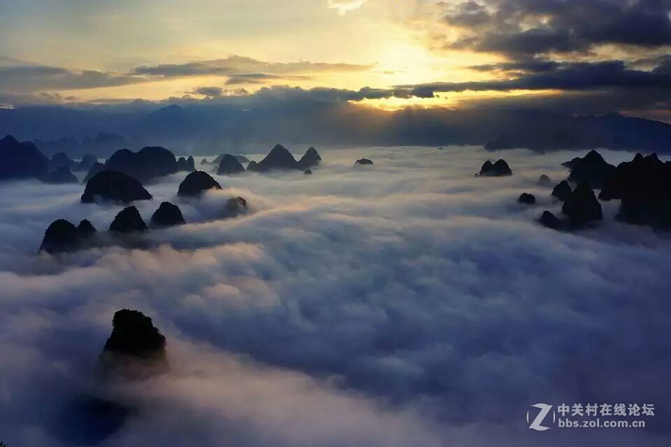 桂林兴坪和八角寨的风光好美