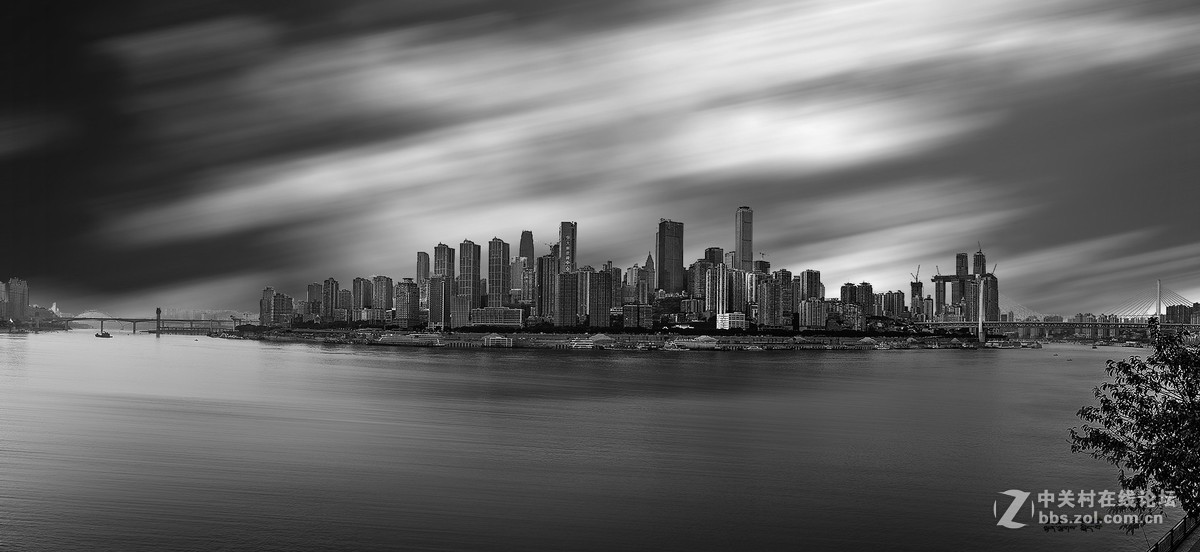 重庆渝中半岛黑白记忆